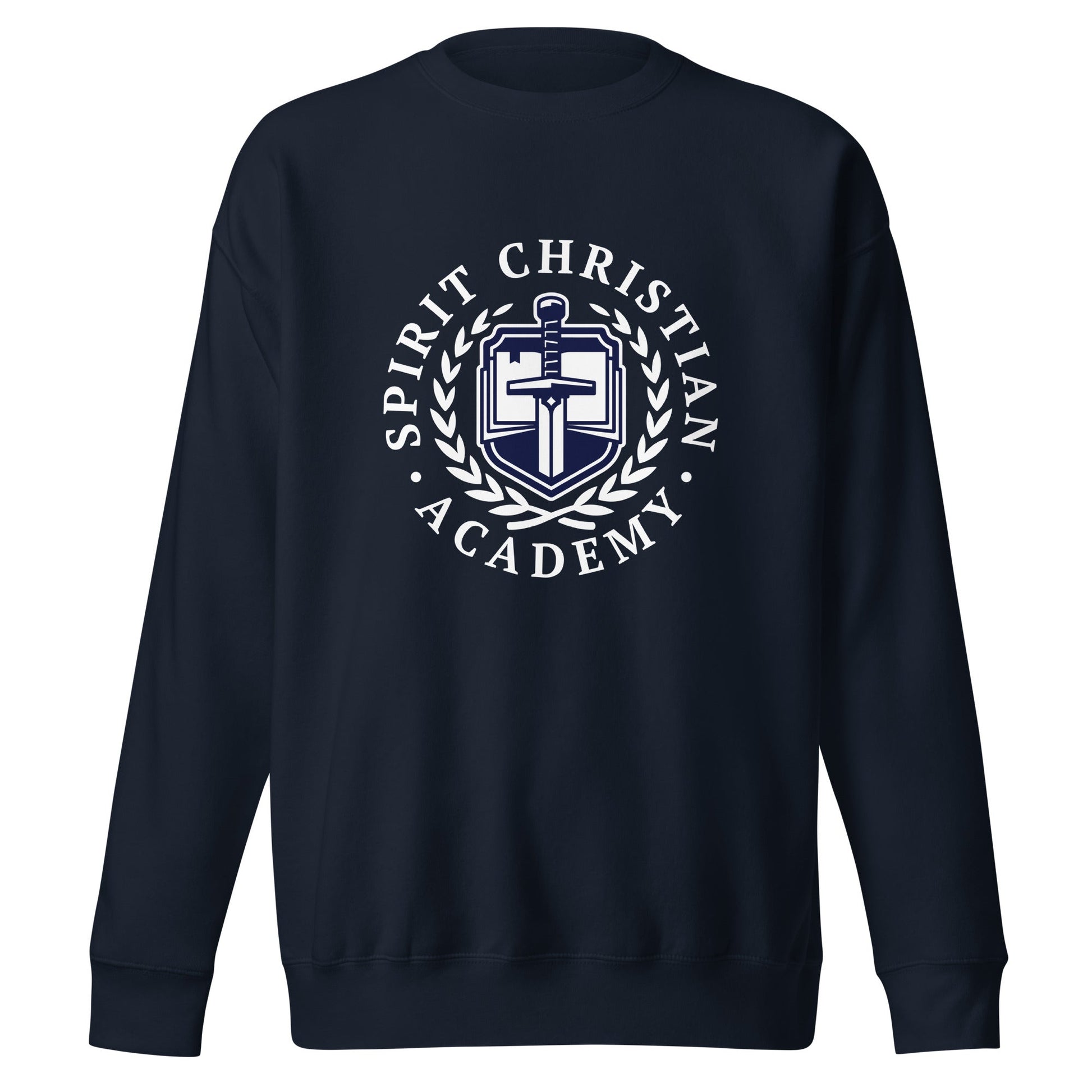 Performance | Crewneck | Spirit Christian Academy | White Script Logo