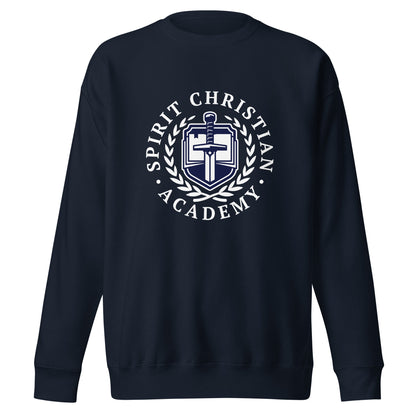 Performance | Crewneck | Spirit Christian Academy | White Script Logo