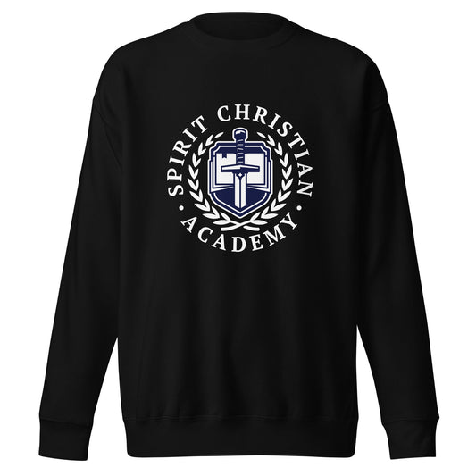 Performance | Crewneck | Spirit Christian Academy | White Script Logo