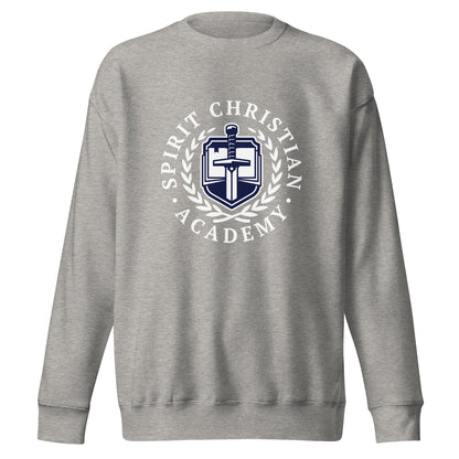 Performance | Crewneck | Spirit Christian Academy | White Script Logo