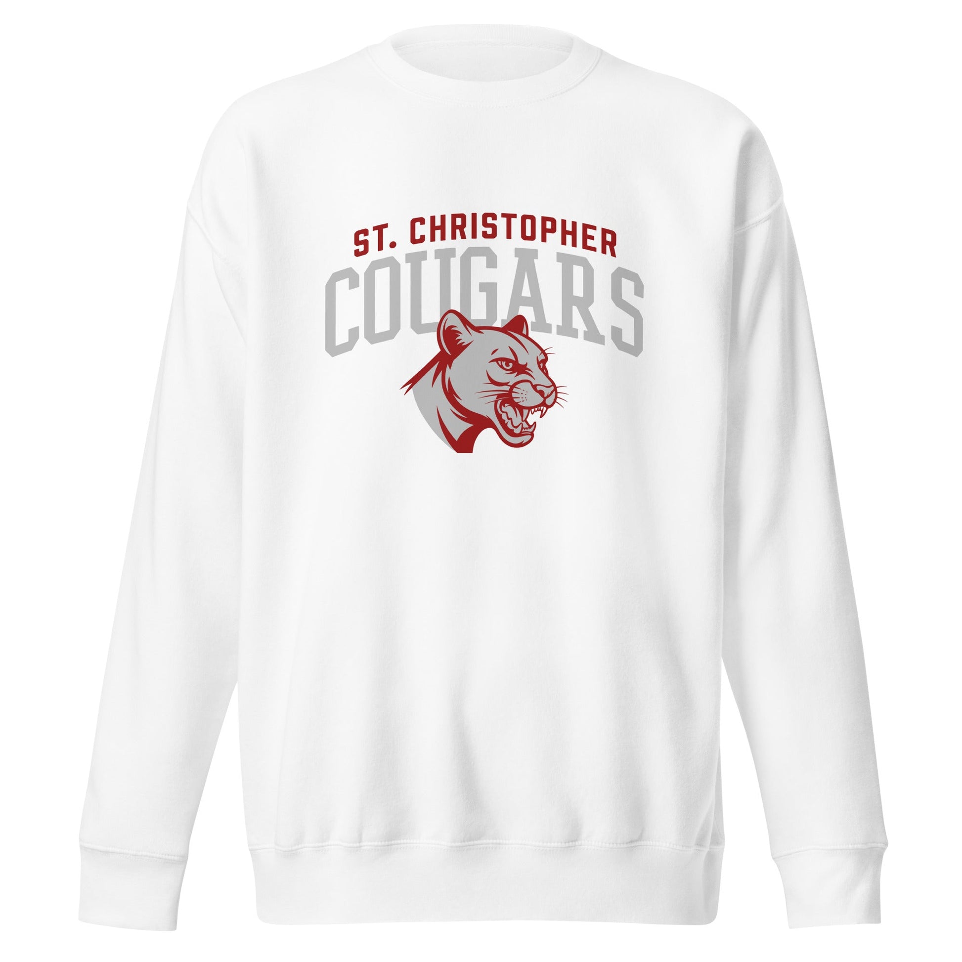 Performance | Crewneck | St. Christopher Cougars | Classic Logo