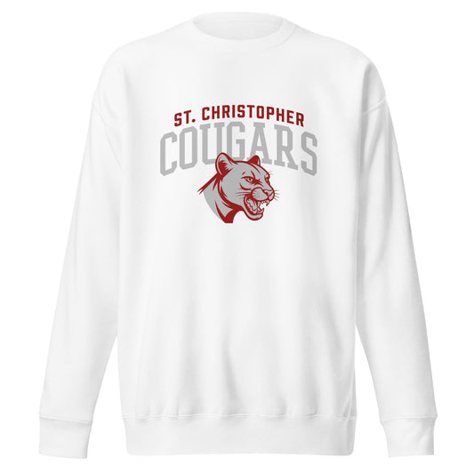 Performance | Crewneck | St. Christopher Cougars | Classic Logo