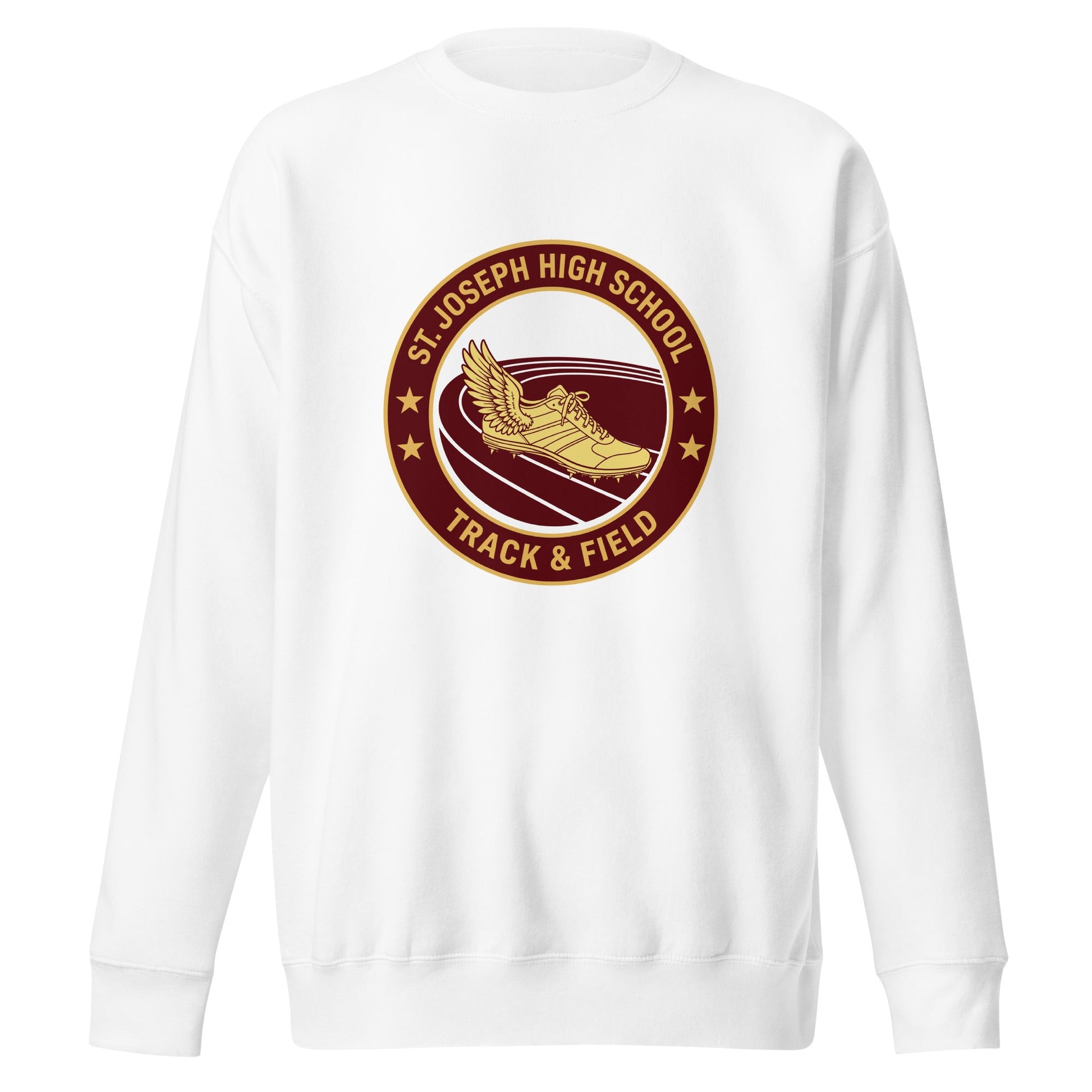 Performance | Crewneck | St. Joseph High School - Track & Field | Badge Logo