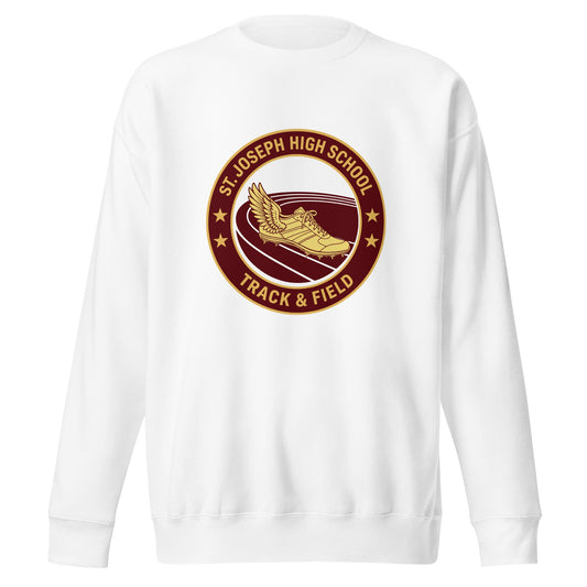Performance | Crewneck | St. Joseph High School - Track & Field | Badge Logo
