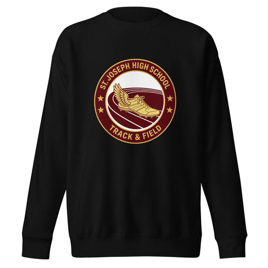 Performance | Crewneck | St. Joseph High School - Track & Field | Badge Logo