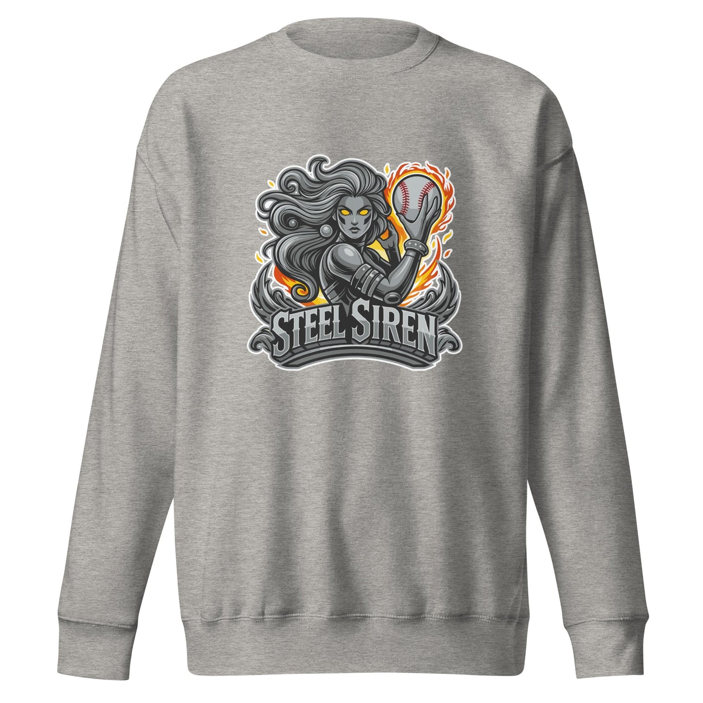 Performance | Crewneck | STEEL SIREN | Mascot Logo