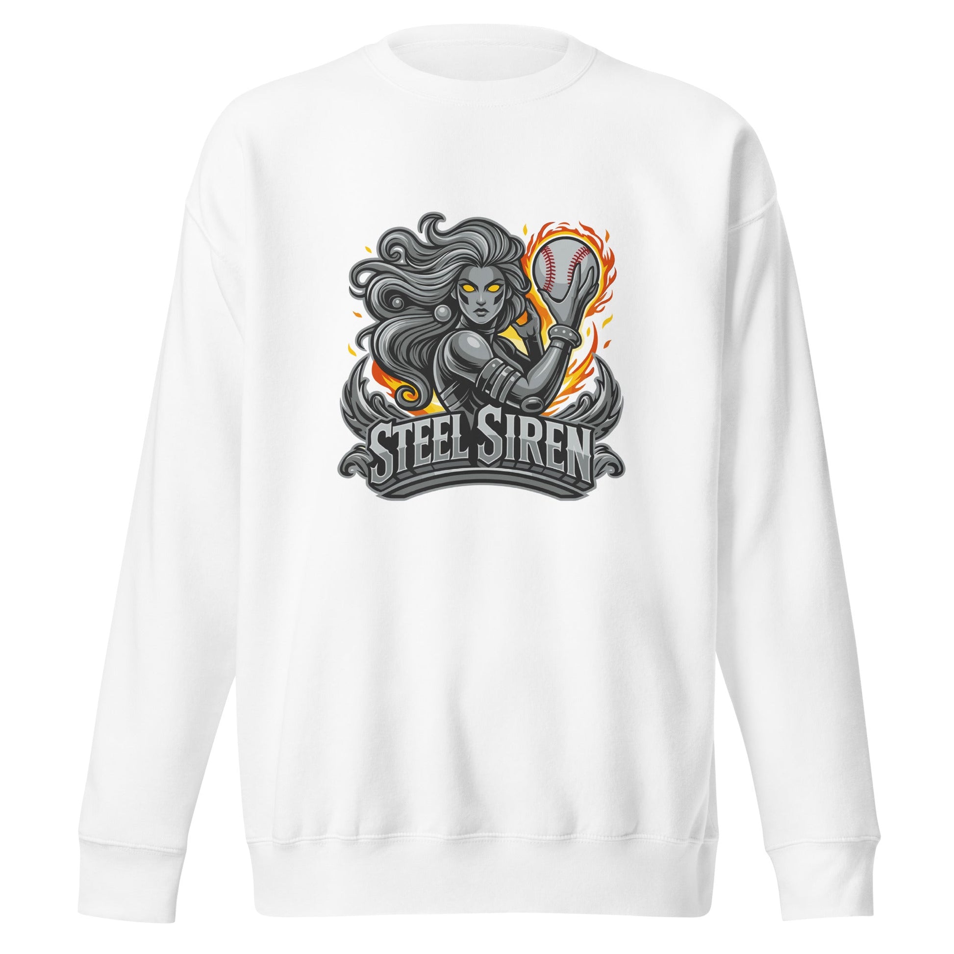 Performance | Crewneck | STEEL SIREN | Mascot Logo