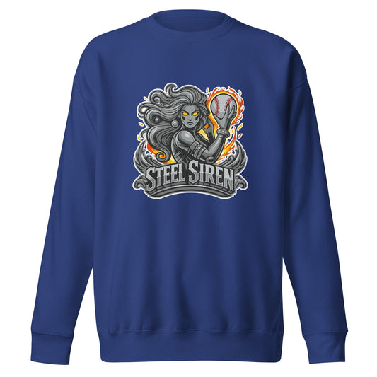 Performance | Crewneck | STEEL SIREN | Mascot Logo