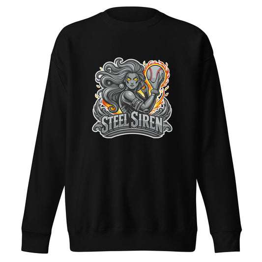 Performance | Crewneck | STEEL SIREN | Mascot Logo