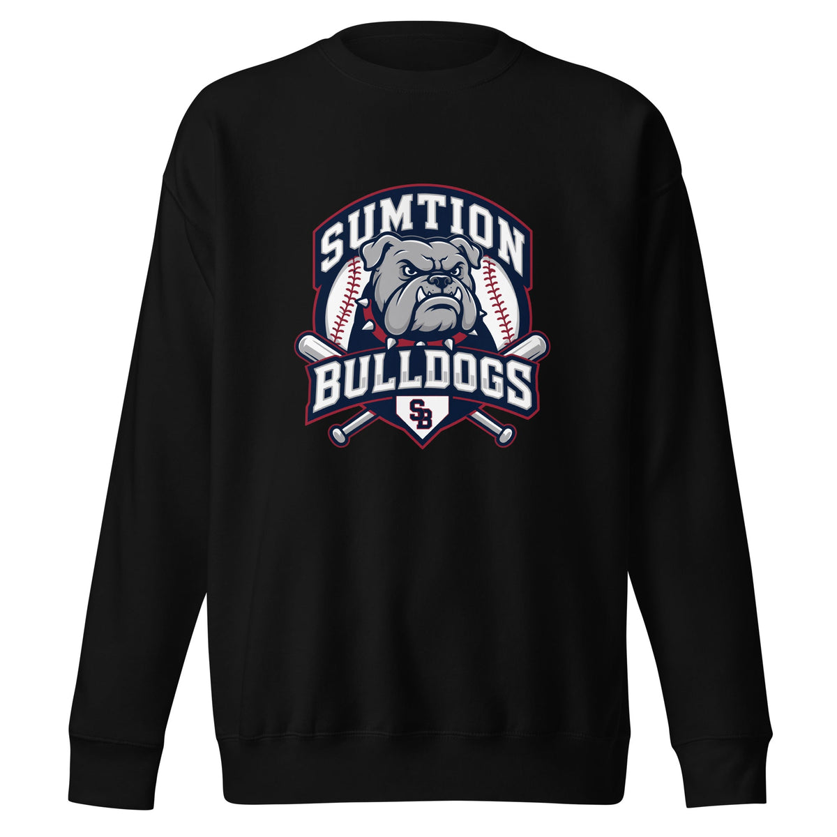 Performance | Crewneck | Sumtion bulldogs | Emblem Logo