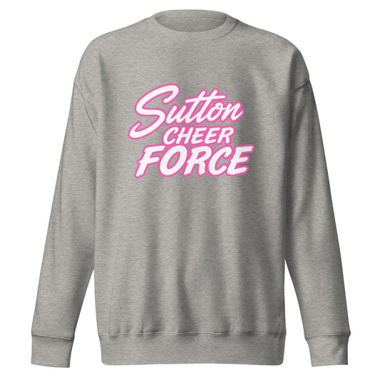 Performance | Crewneck | Sutton Cheer Force | Script Logo