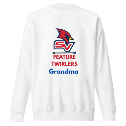 Performance | Crewneck | SVSU Feature twirlers | Grandma Logo