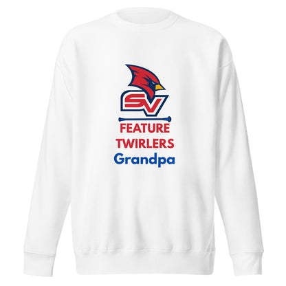 Performance | Crewneck | SVSU Feature twirlers | Grandpa Logo
