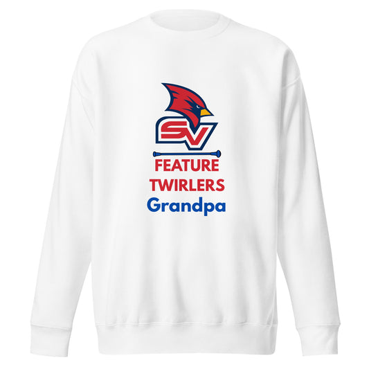 Performance | Crewneck | SVSU Feature twirlers | Grandpa Logo