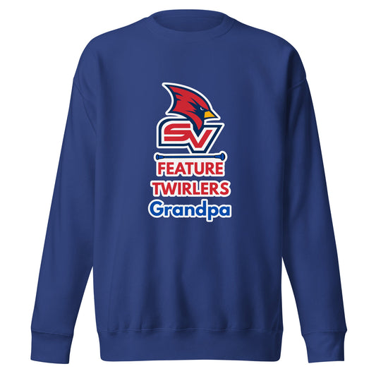 Performance | Crewneck | SVSU Feature twirlers | Grandpa Logo