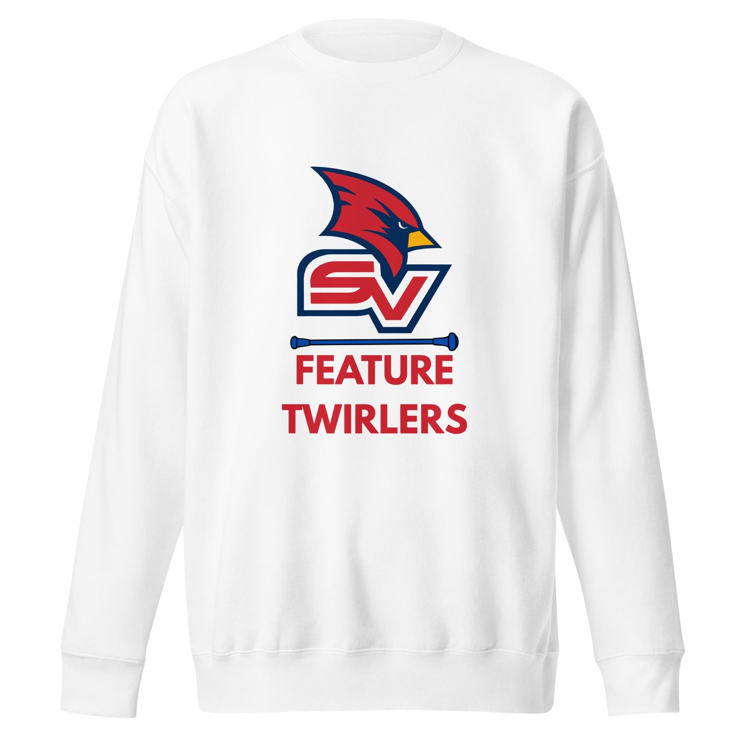 Performance | Crewneck | SVSU Feature twirlers | Icon Logo