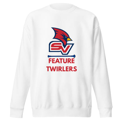Performance | Crewneck | SVSU Feature twirlers | Icon Logo