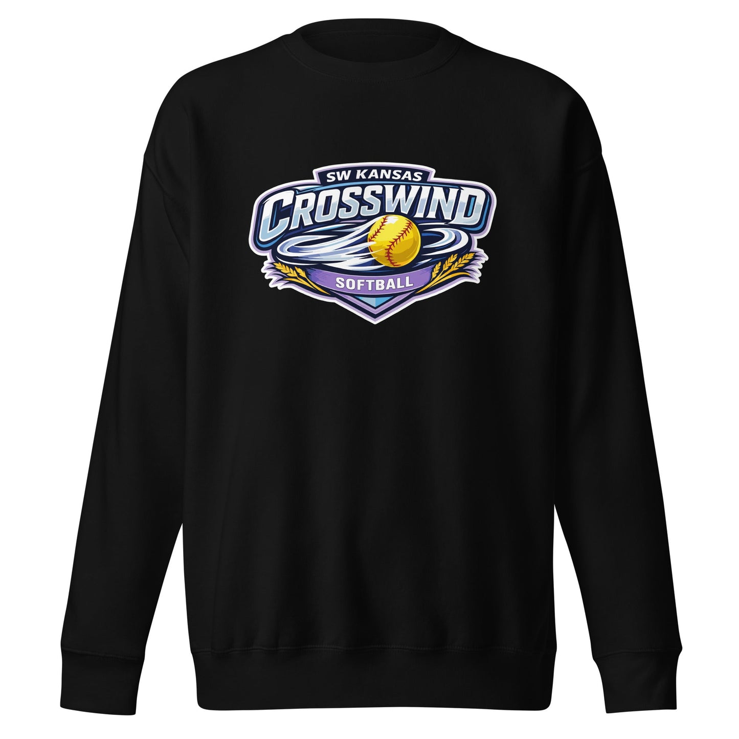 Performance | Crewneck | SW Kansas Crosswind | Shield Logo