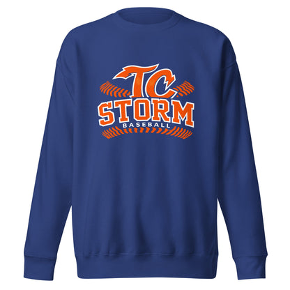 Performance | Crewneck | TC Storm baseball | TC Seams Logo