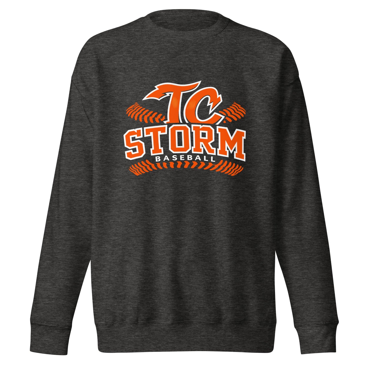Performance | Crewneck | TC Storm baseball | TC Seams Logo