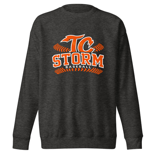 Performance | Crewneck | TC Storm baseball | TC Seams Logo