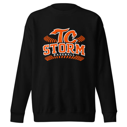 Performance | Crewneck | TC Storm baseball | TC Seams Logo