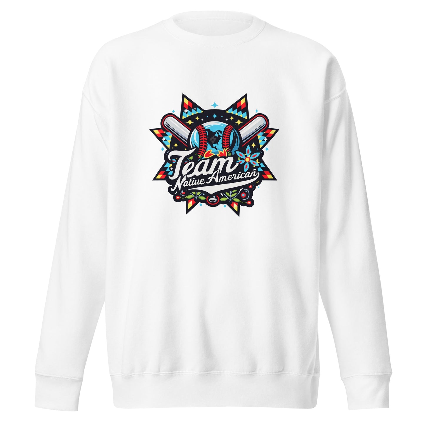 Performance | Crewneck | Team Native American | Tribal Emblem Logo