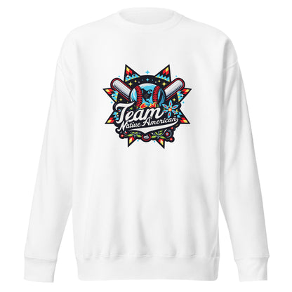 Performance | Crewneck | Team Native American | Tribal Emblem Logo