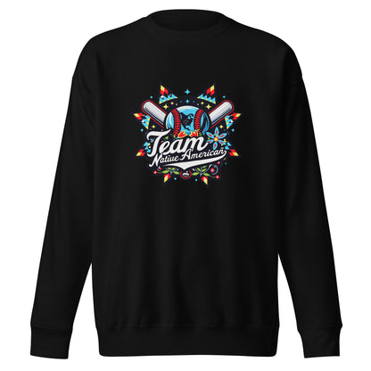 Performance | Crewneck | Team Native American | Tribal Emblem Logo