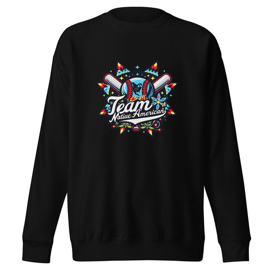 Performance | Crewneck | Team Native American | Tribal Emblem Logo
