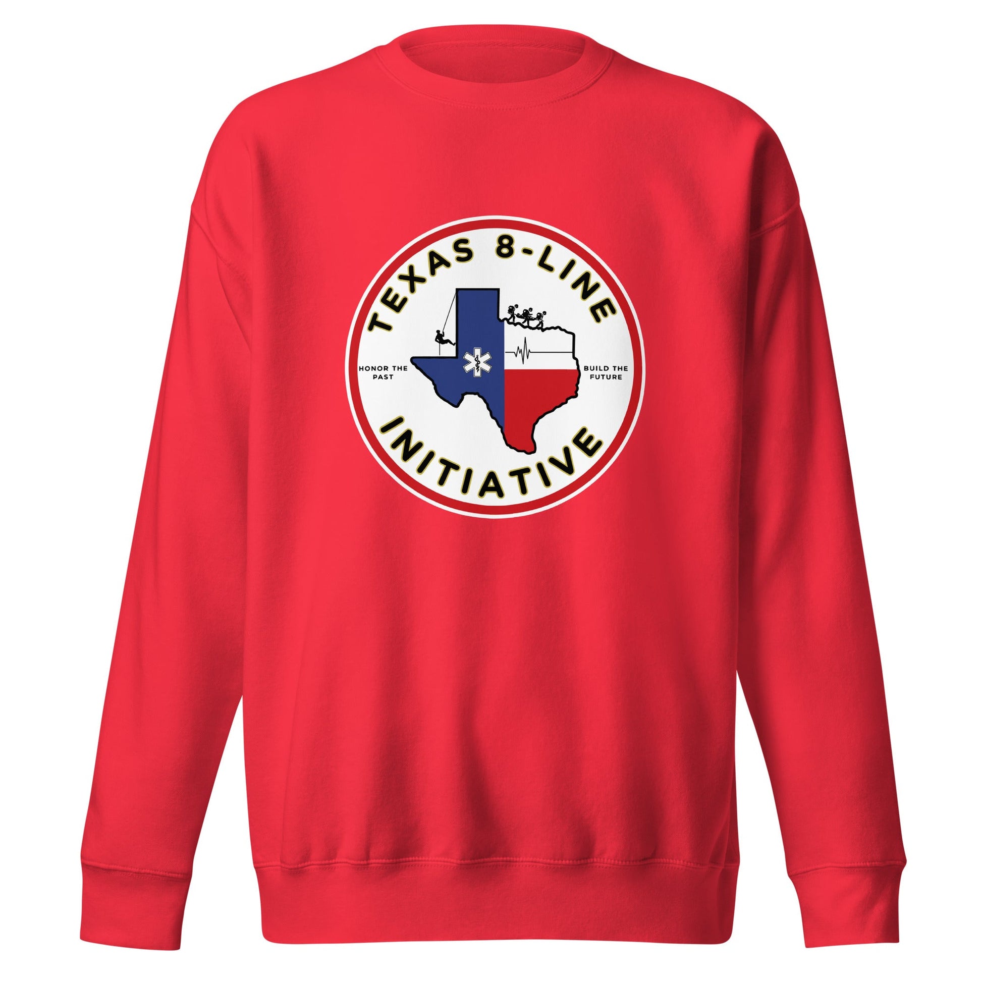 Performance | Crewneck | Texas 8 - Line Initiative | Badge Logo