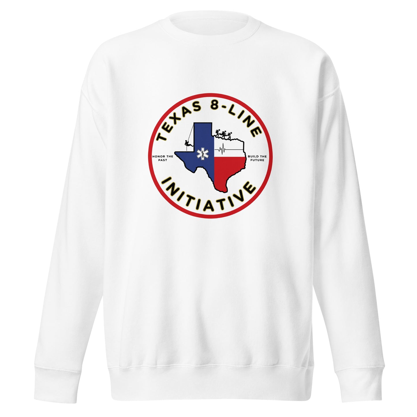 Performance | Crewneck | Texas 8 - Line Initiative | Badge Logo