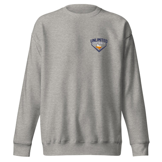 Performance | Crewneck | Texas Unlimited | Home Plate Logo