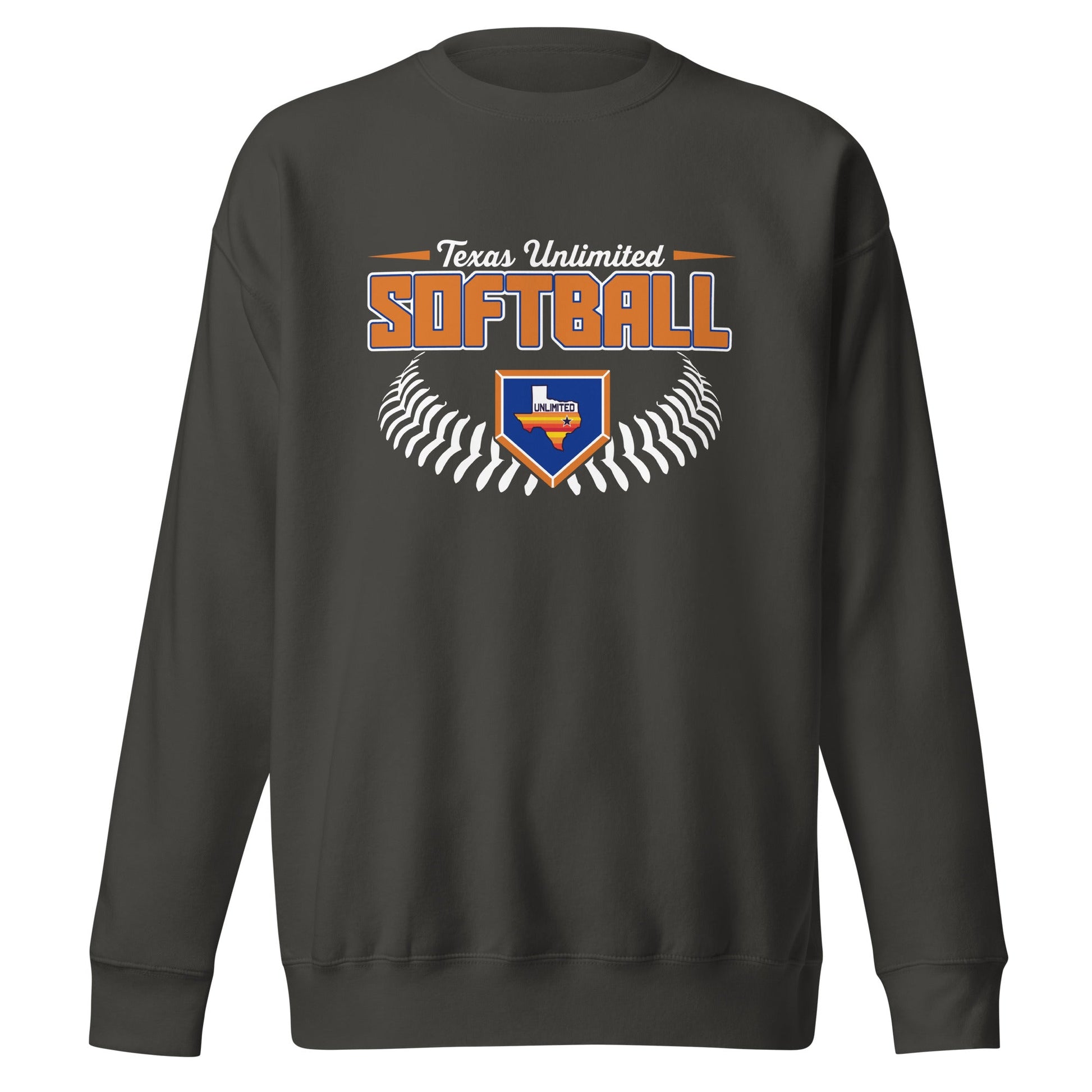 Performance | Crewneck | Texas Unlimited | Softball Logo