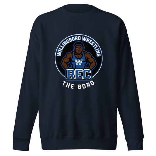Performance | Crewneck | The Boro Brand | Wrestler Logo