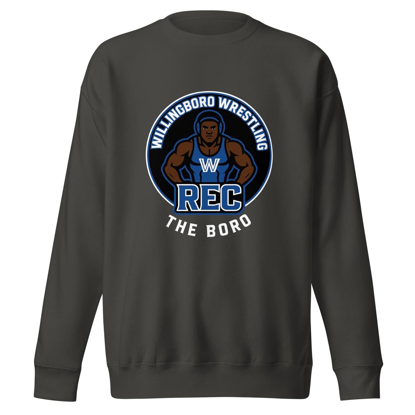 Performance | Crewneck | The Boro Brand | Wrestler Logo