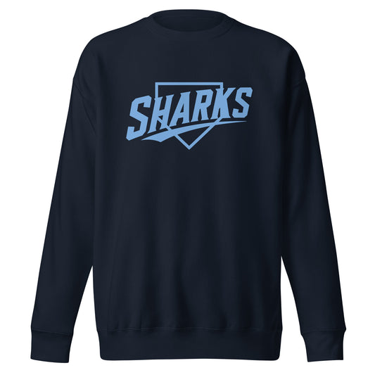 Performance | Crewneck | The Sharks Baseball Team | Crest Logo
