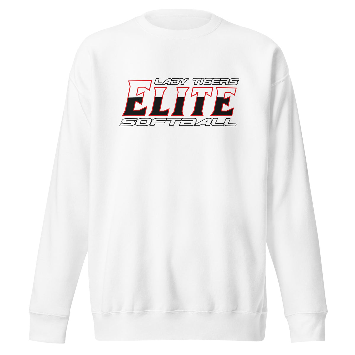Performance | Crewneck | Tigers Elite Softball | Modern Script Logo
