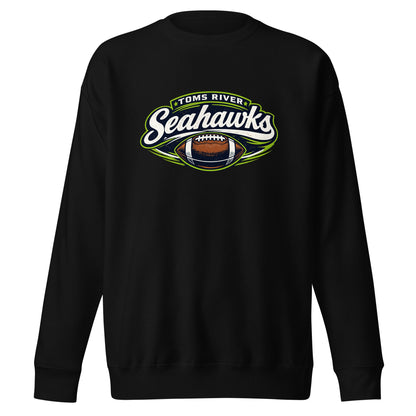 Performance | Crewneck | Toms River Seahawks | Football Emblem Logo