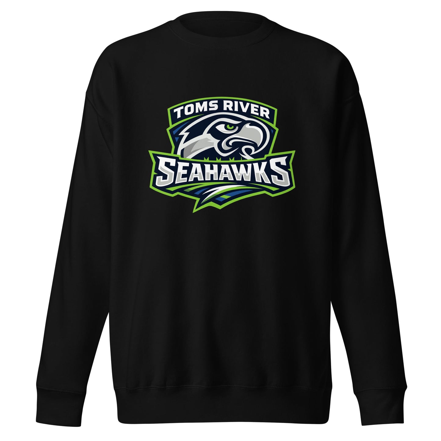Performance | Crewneck | Toms River Seahawks | Mascot Script Logo