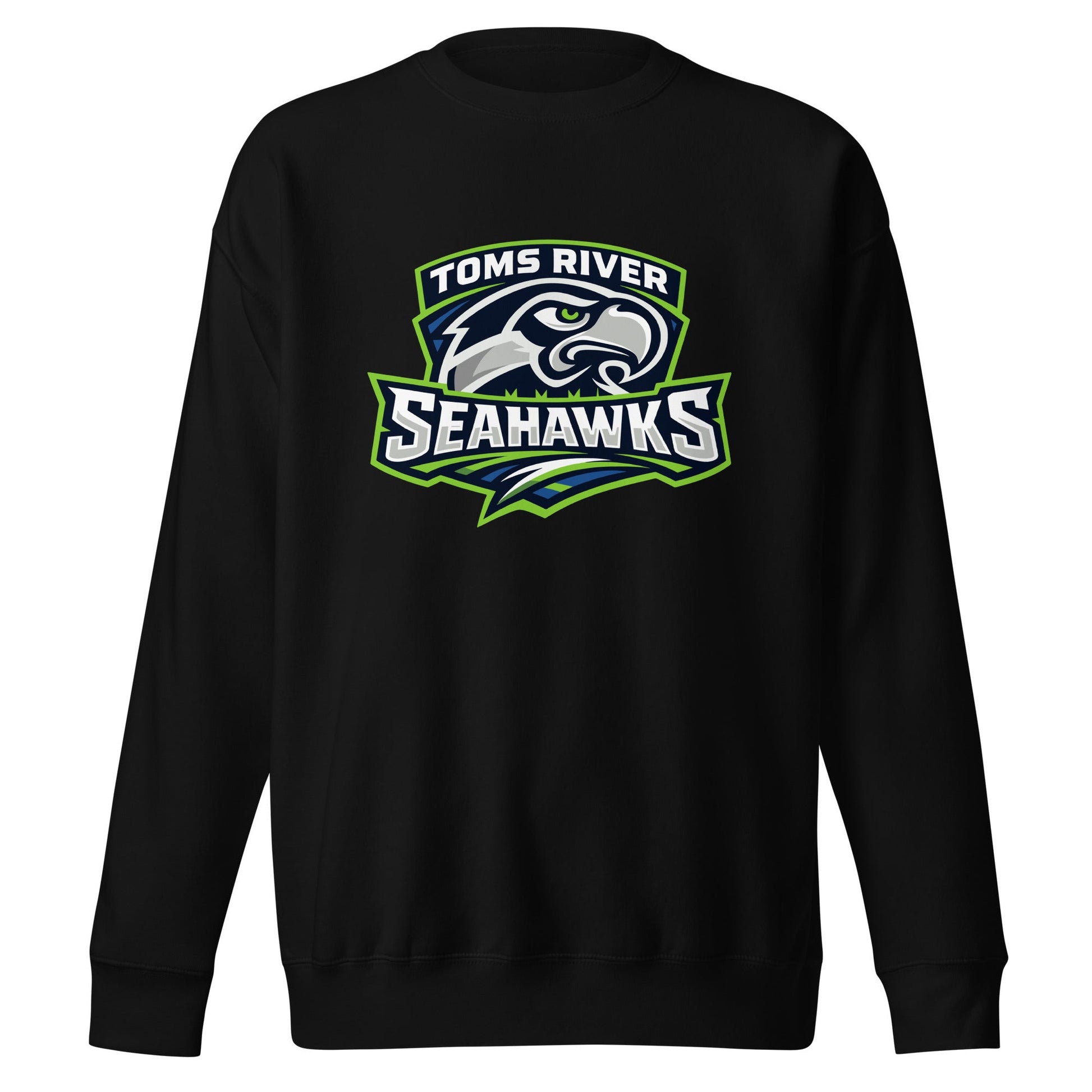 Performance | Crewneck | Toms River Seahawks | Mascot Script Logo