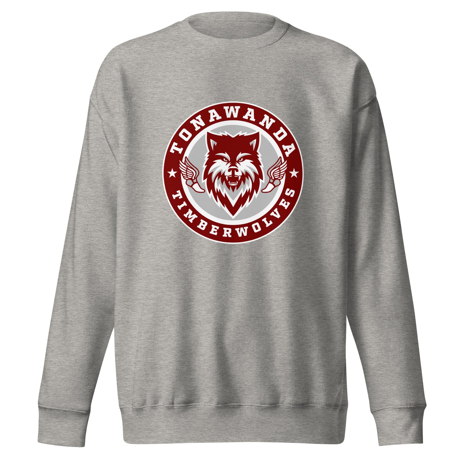 Performance | Crewneck | Tonawanda High School Track and Field | Mascot Badge Logo