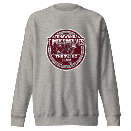 Performance | Crewneck | Tonawanda High School Track and Field | Throwing Team Logo
