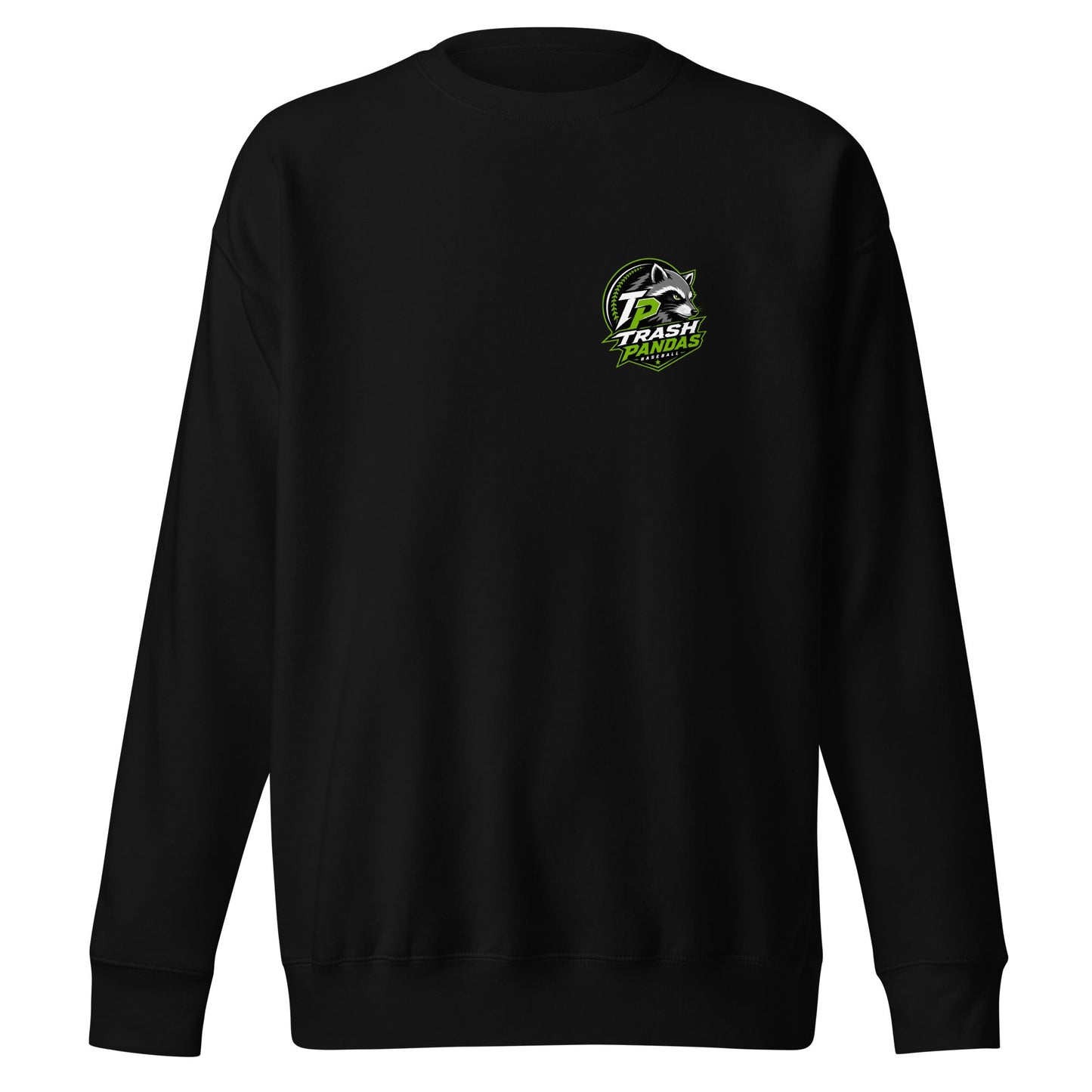 Performance | Crewneck | Trash Pandas Baseball Organization | Crest Logo