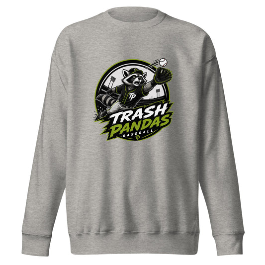 Performance | Crewneck | Trash Pandas Baseball Organization | Emblem Logo