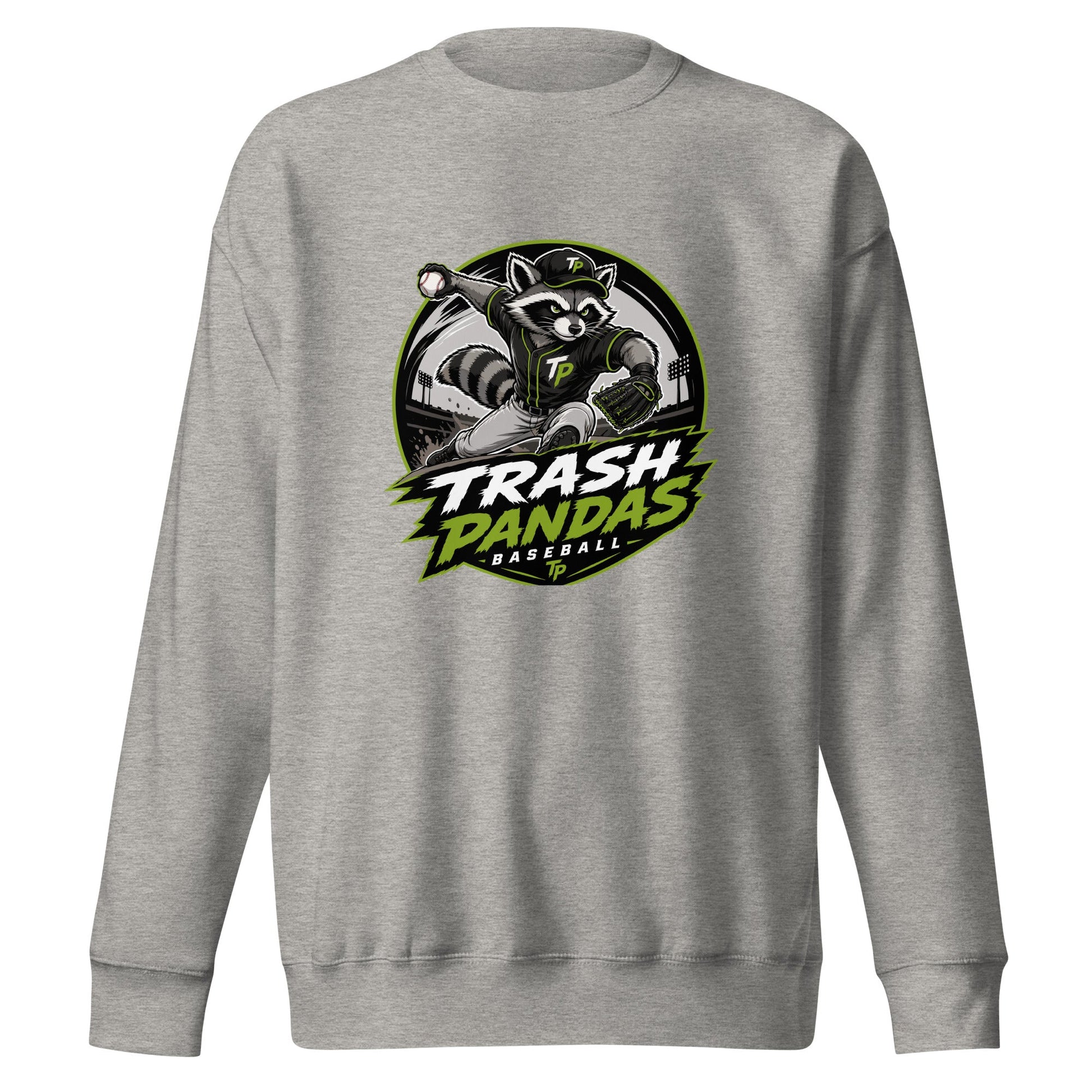 Performance | Crewneck | Trash Pandas Baseball Organization | Vanguard Logo