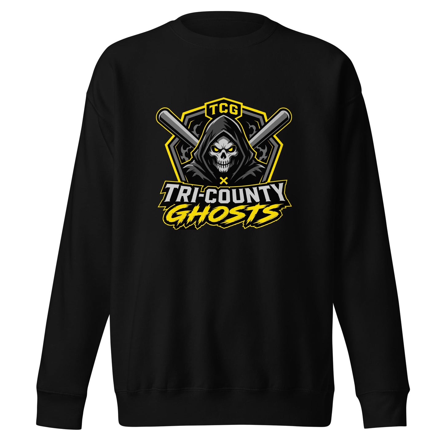 Performance | Crewneck | Tri-County Ghosts | Vanguard Ghosts Logo