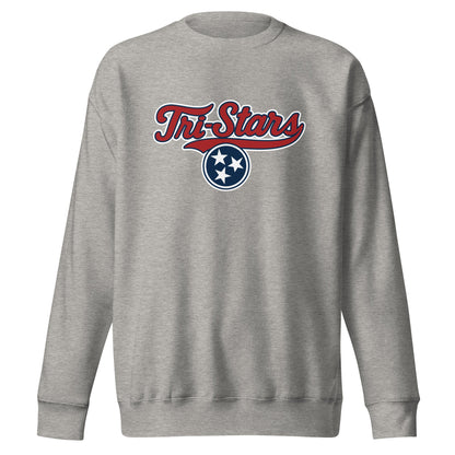 Performance | Crewneck | Tri - Stars | 3 Stars Logo