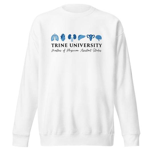 Performance | Crewneck | Trine PA program | Modern Script Logo