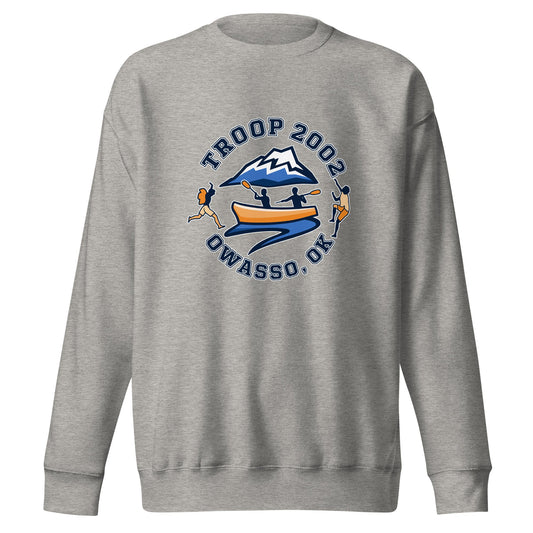 Performance | Crewneck | Troop 2002 | Trailblazer Crest Logo